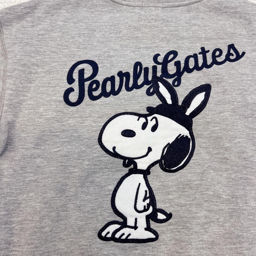 パーリーゲイツ スヌーピー トレーナー スウェット グレー