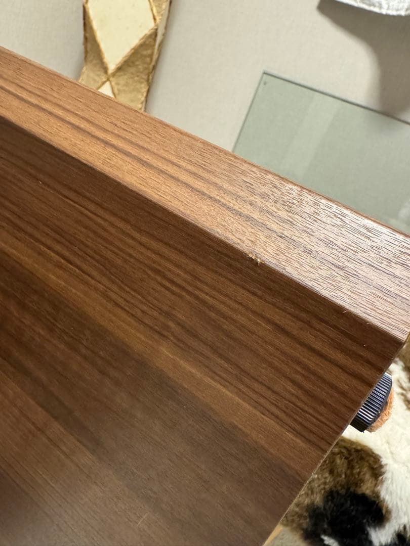 ガラス板のローテーブル