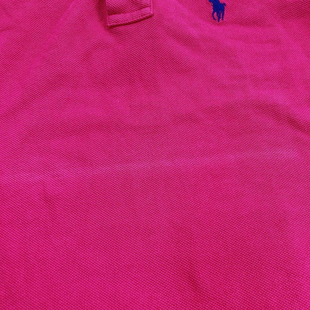 06T023☆ RALPH LAUREN スリムフィット 鹿の子 半袖ポロシャツ