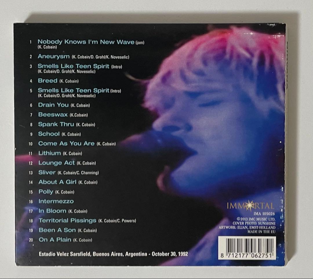 【超希少】NIRVANA LIVE IN BUENOS 1992【値下げ可】