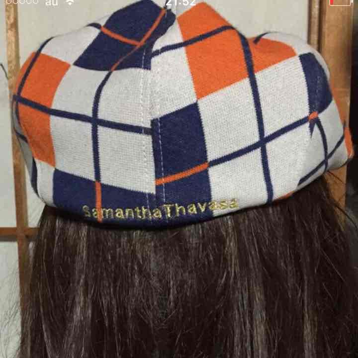 サマンサタバサ NO.7  アーガイルハンチング