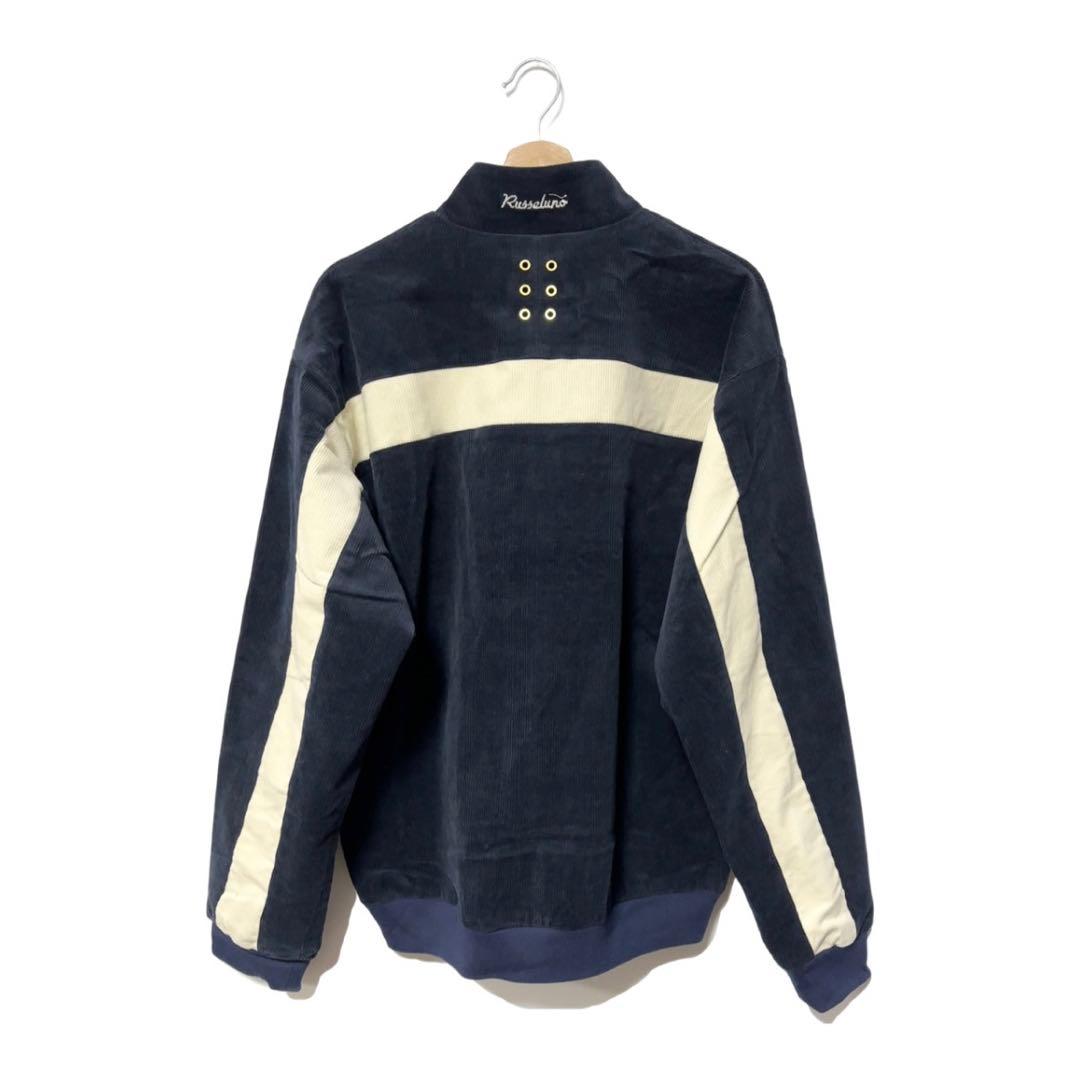 ラッセルノ ゴルフ キャディーバッグ コーデュロイ アノラック ネイビー M 4