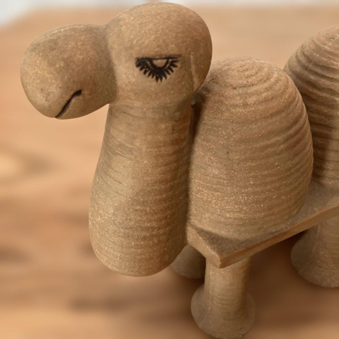 リサラーソン ラクダ　キャメル　ジュラシリーズ 置物　北欧　ヴィンテージ　陶器