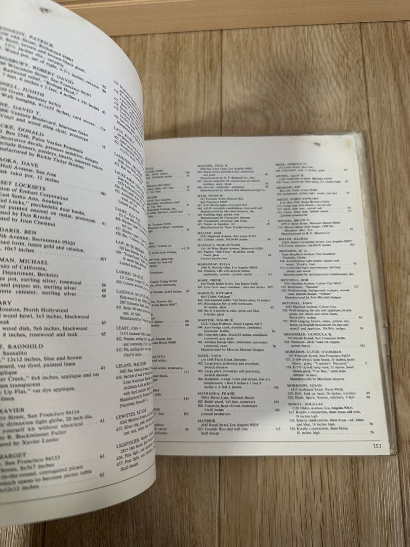 California Design Ten カリフォルニア　図録