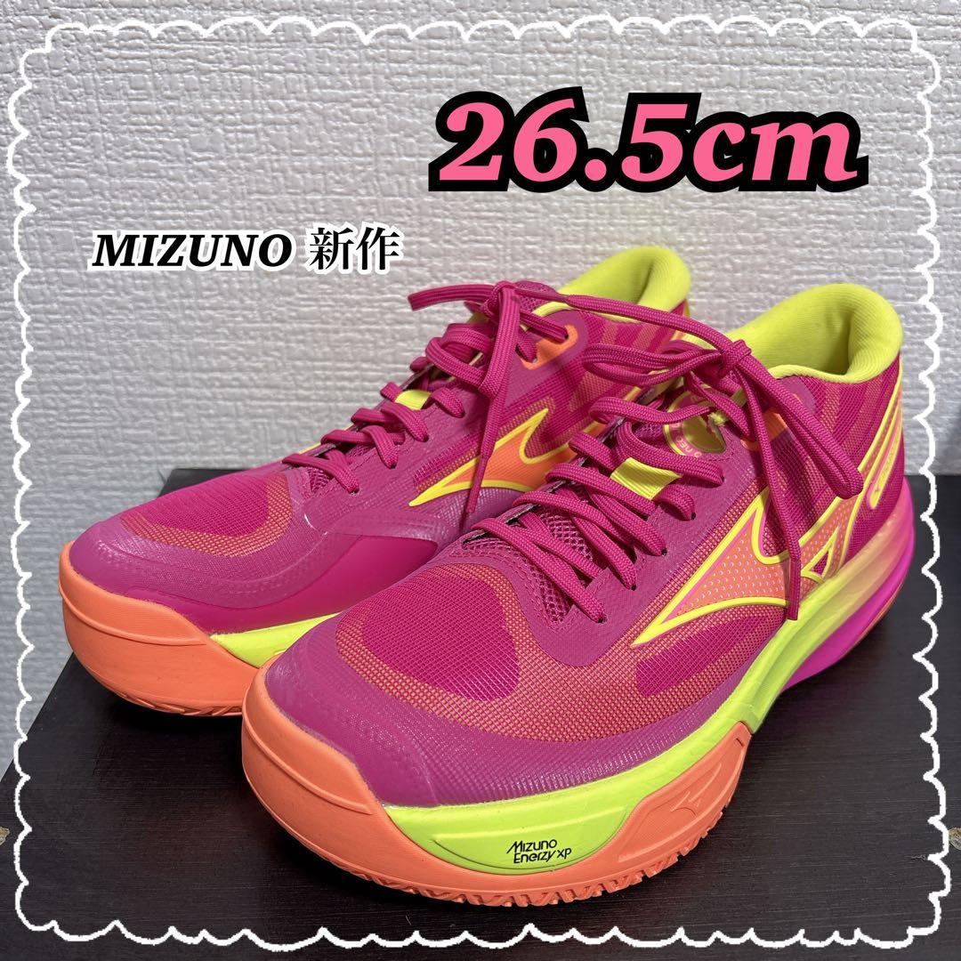 MIZUNO バレーボール シューズ 26.5 匿名配送 送料無料 ピンク 新作