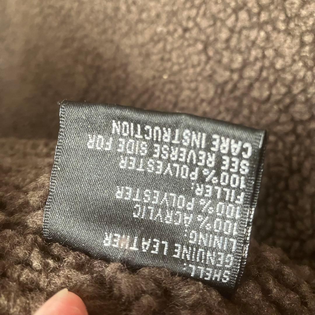 WeatherPROOF　本革　レザー　ジャケット　ボア付き　ブラック　XXL