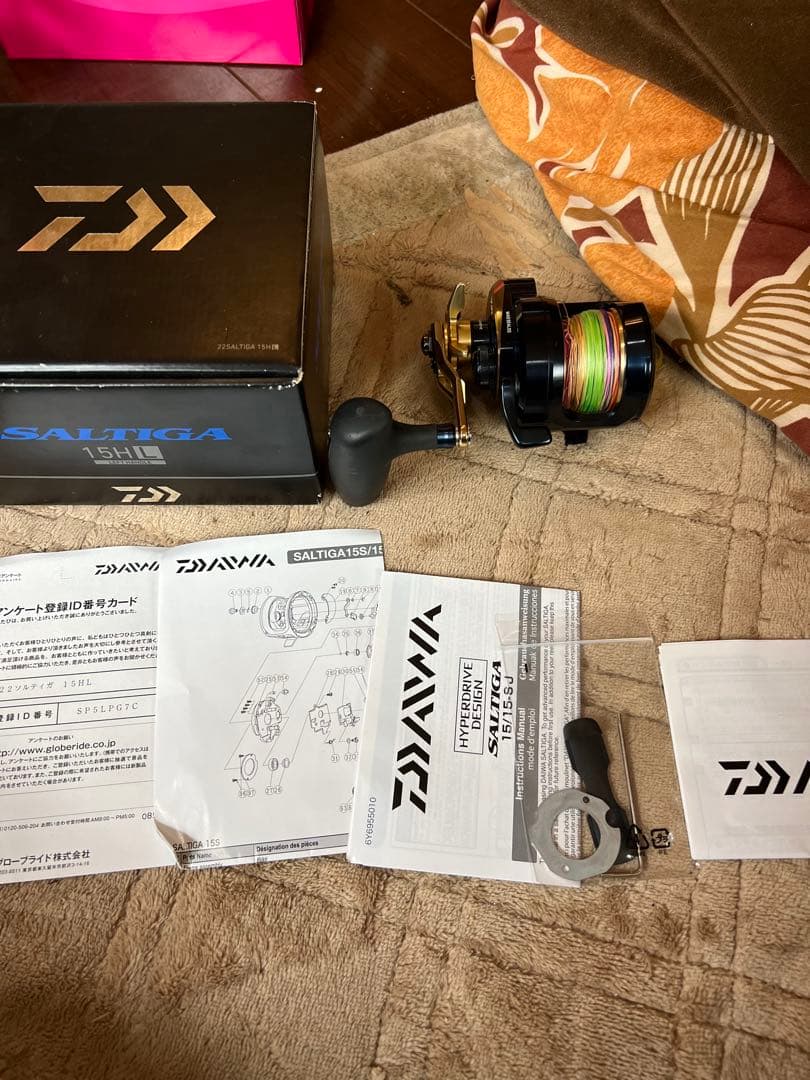 DAIWA SALTIGA 15HL 左ハンドルリール