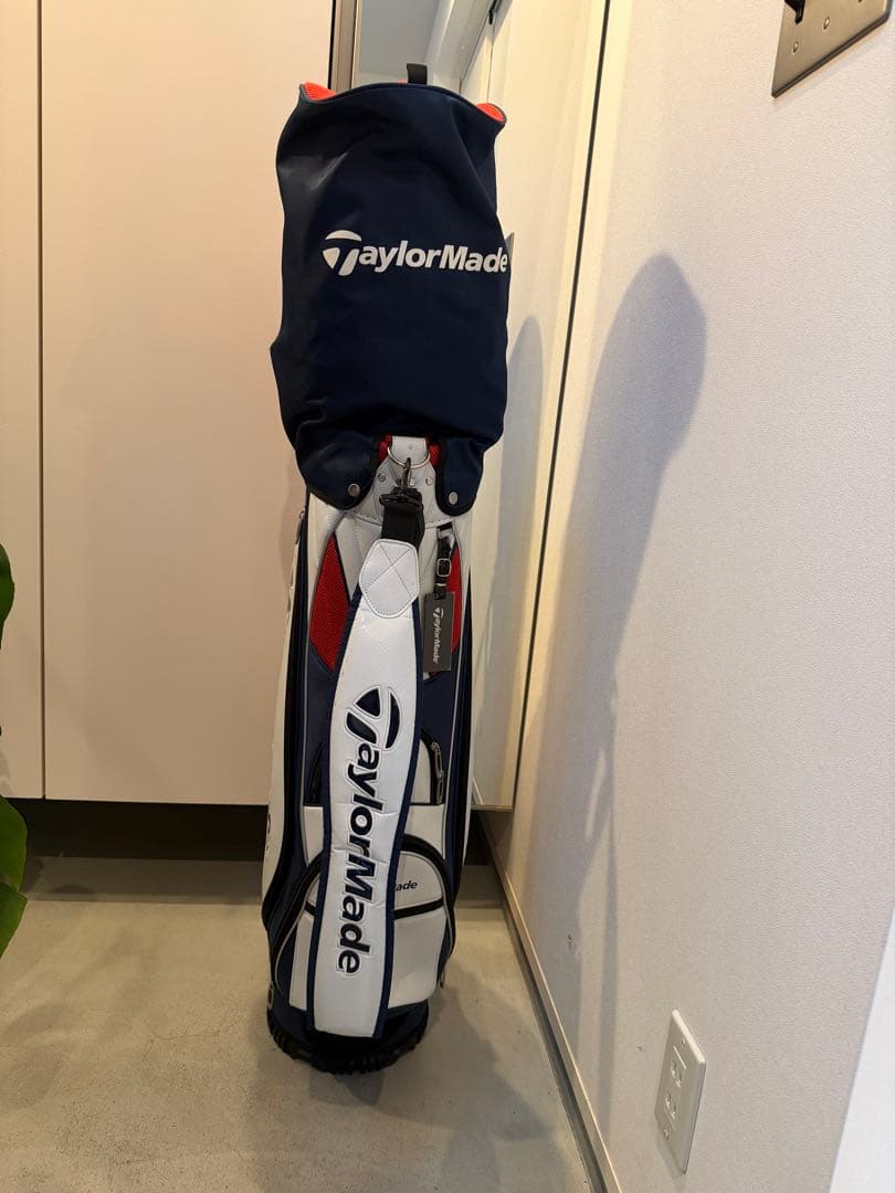 TaylorMade キャディバッグ ホワイト/ネイビー/レッド