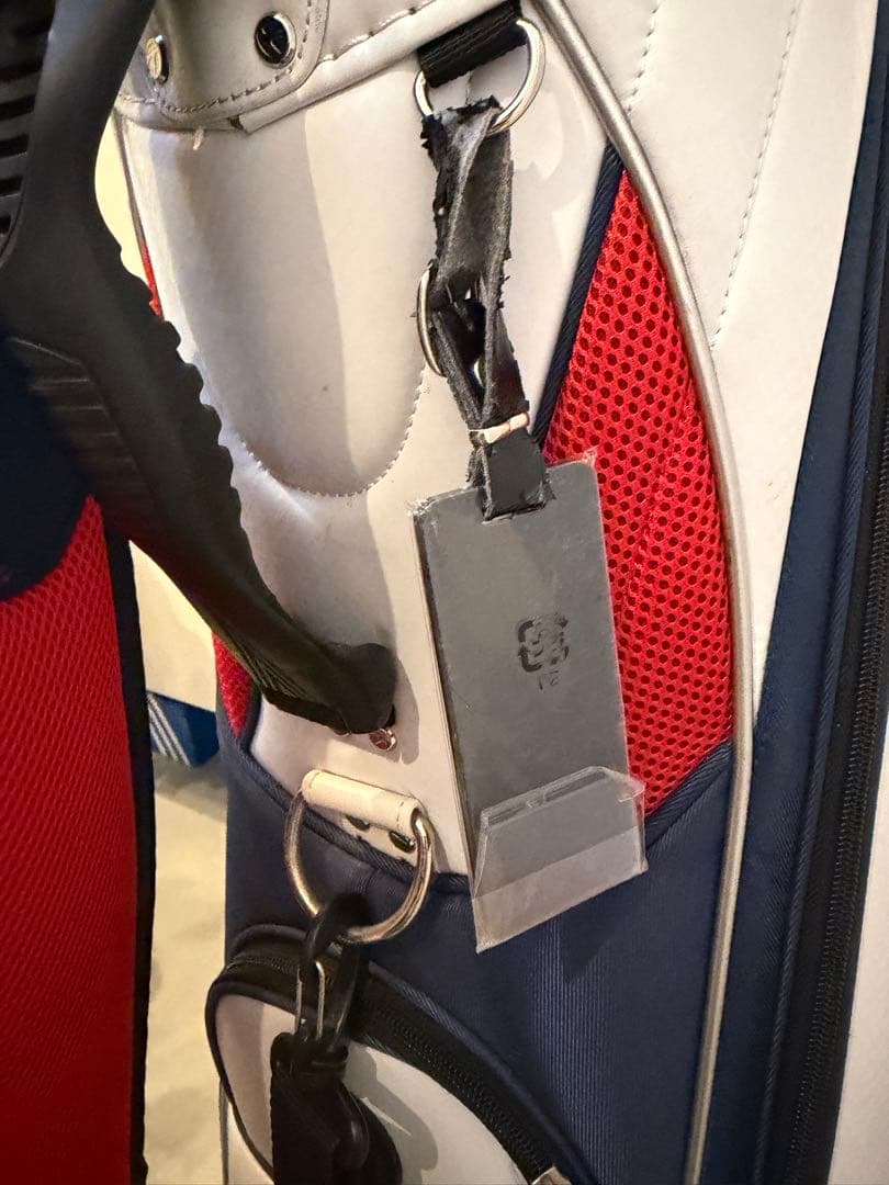 TaylorMade キャディバッグ ホワイト/ネイビー/レッド