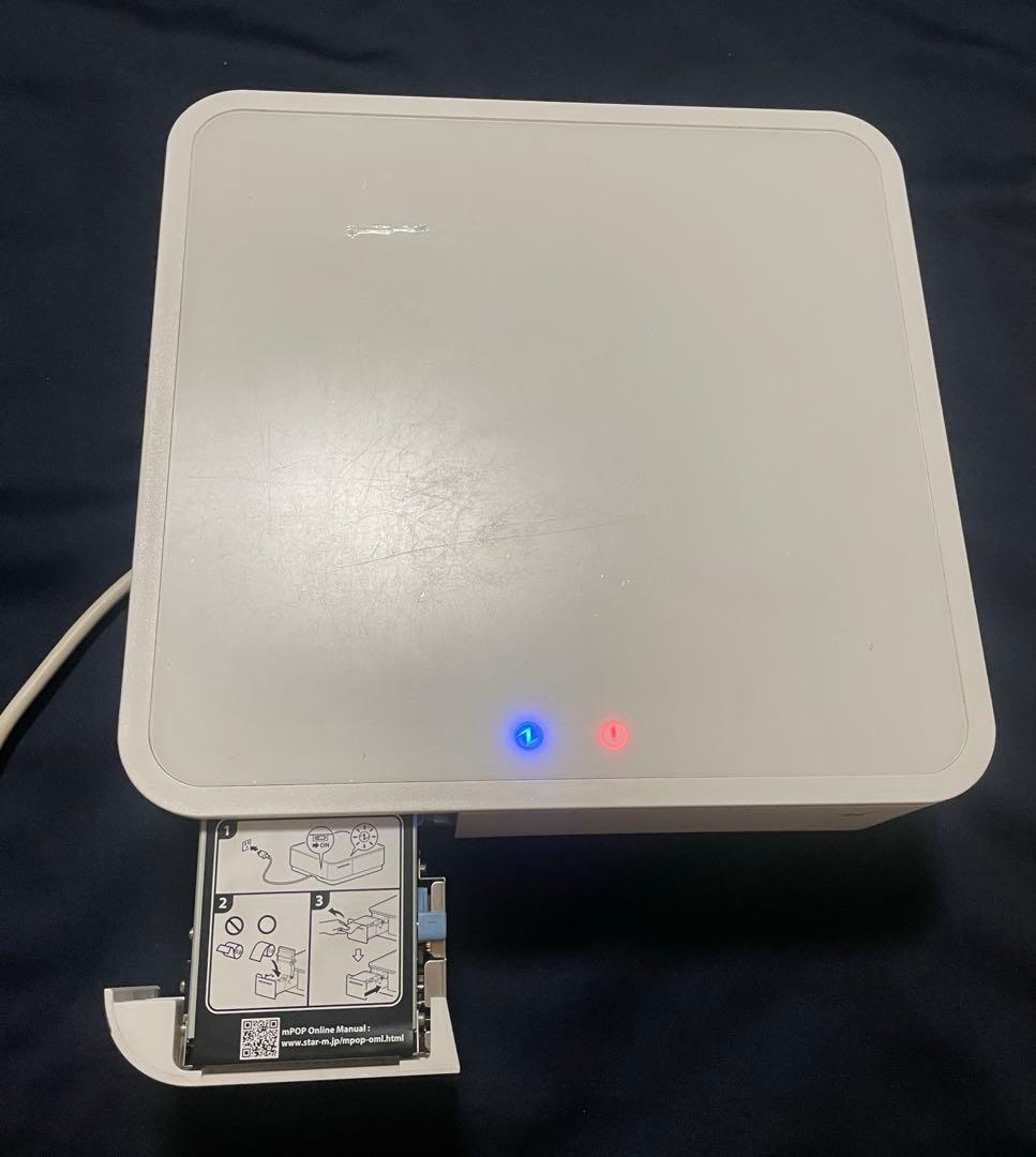 STAR スター 精密 mpop pop10 WHT プリンター内蔵型 レジ
