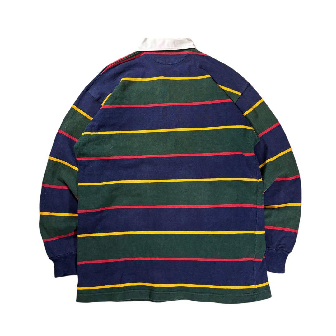 【ごるごんぞーら 様】90s カナダ製 BARBARIAN ラガーシャツXL