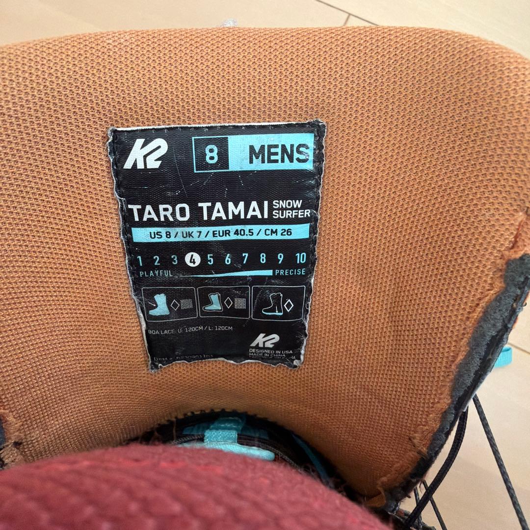 23-24 K2 TARO TAMAI SURFER スノーボードブーツ