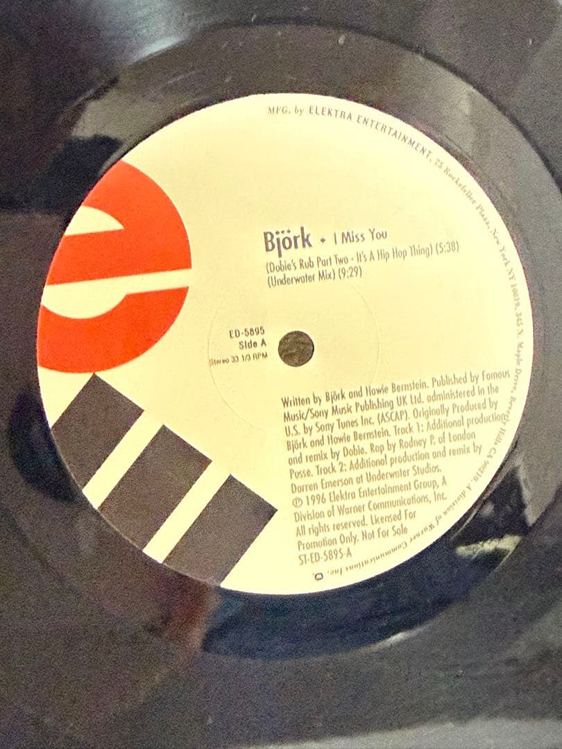 Bjork ビョーク　I Miss You レコード アナログ