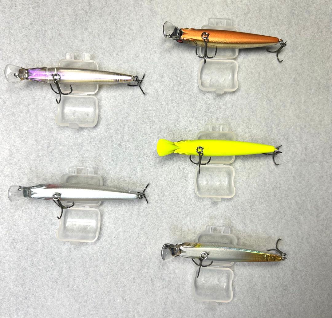 レベルミノー　クイック72 5色セット