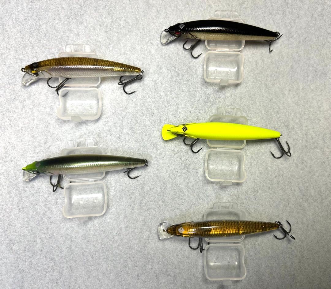 レベルミノー　クイック72 5色セット