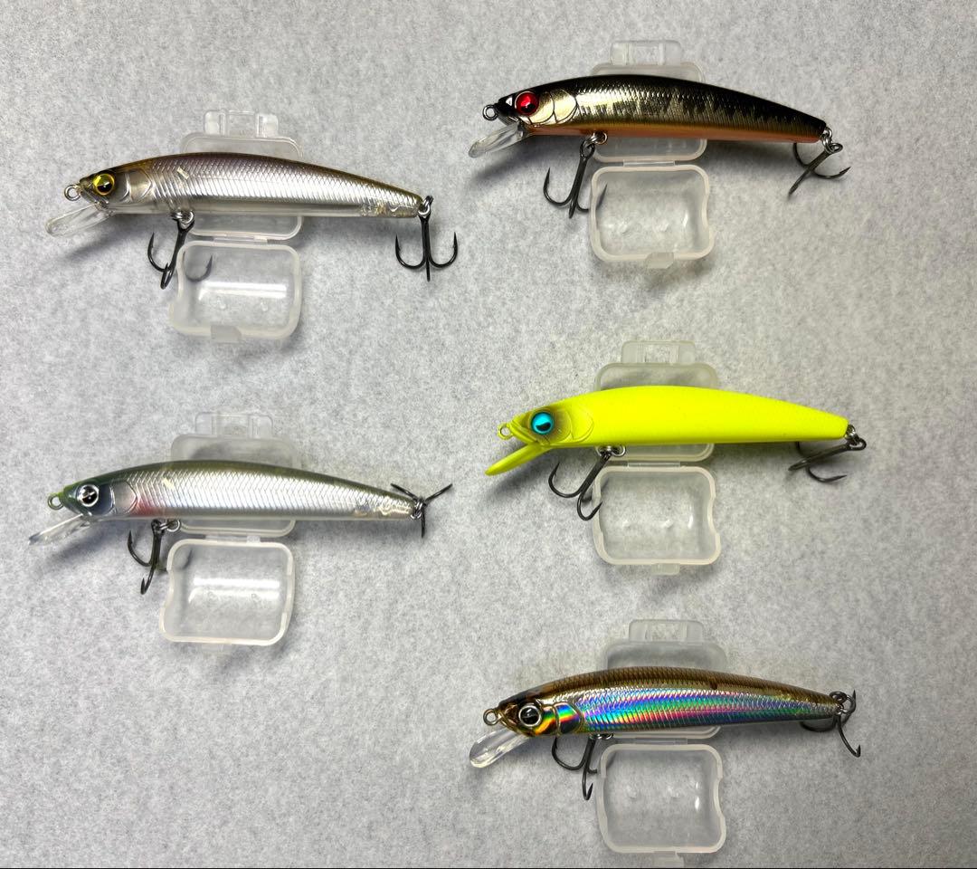 レベルミノー　クイック72 5色セット