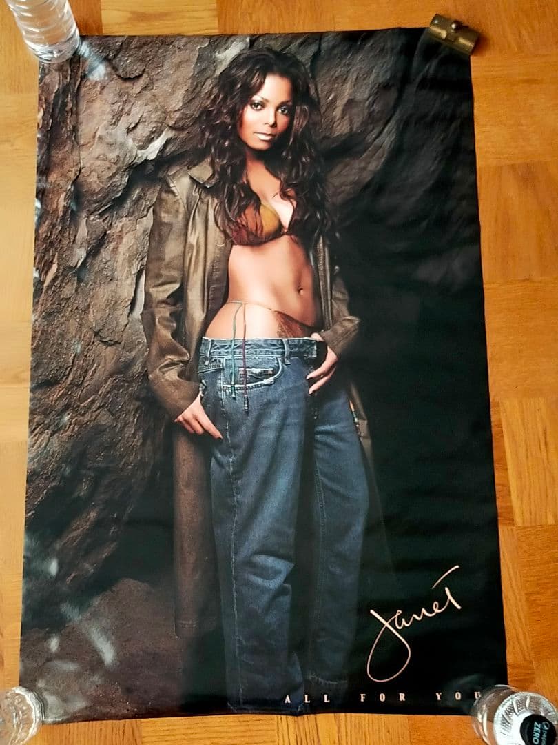 ☆着払限定☆断捨離☆激レア☆ジャネット・ジャクソン☆JAPANツアーポスター