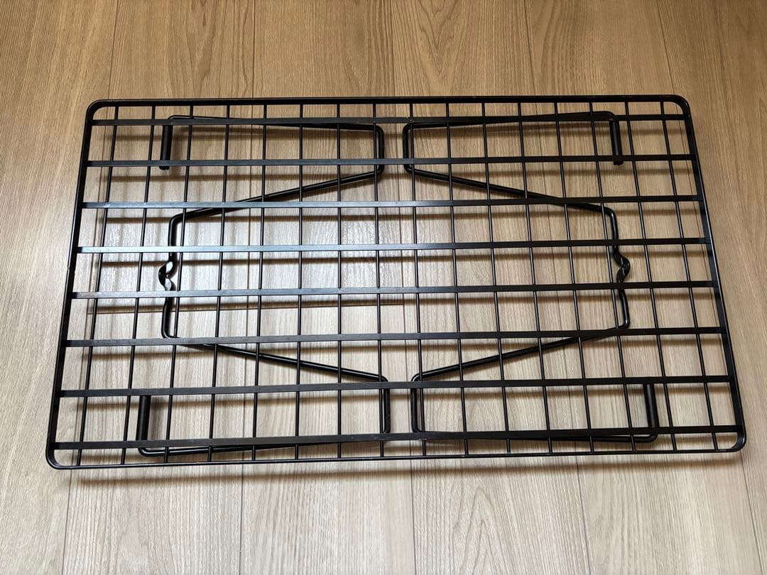 キャンピングムーン IGTグリルテーブル &ユニフレーム　フィールドラック