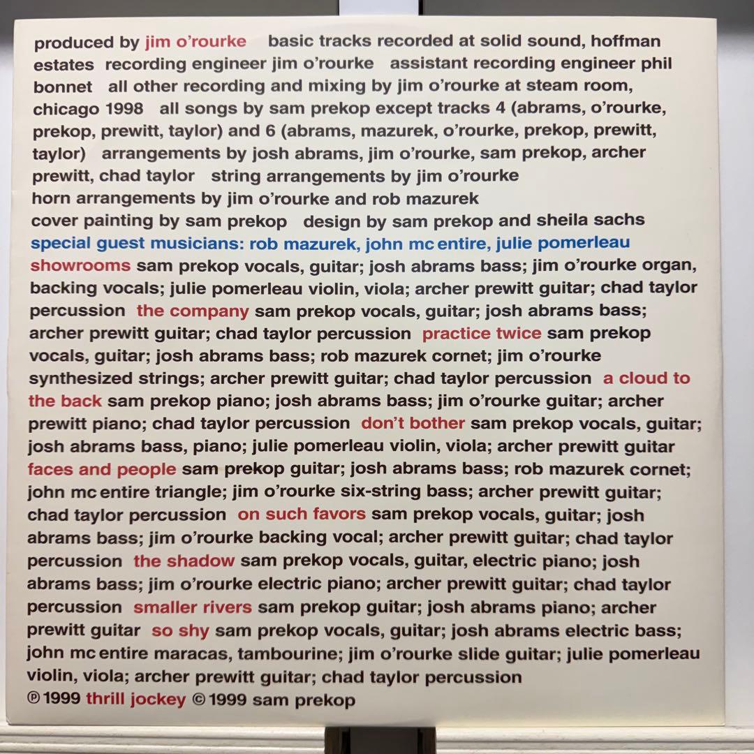 Sam Prekop サムプレコップ オリジナルLP