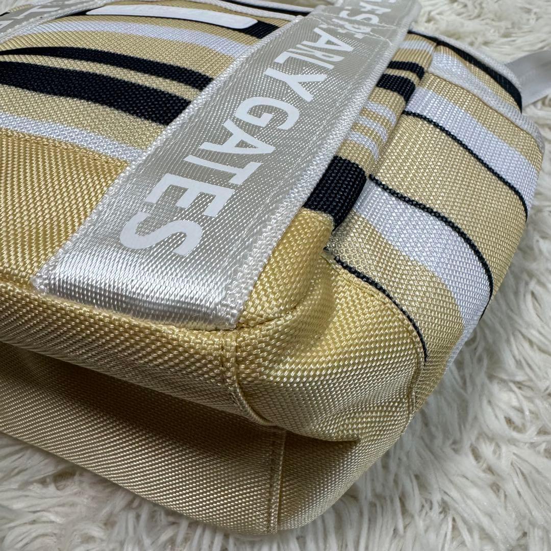 PEARLY GATES（パーリーゲイツ）　マルチボーダー柄　カートバッグ