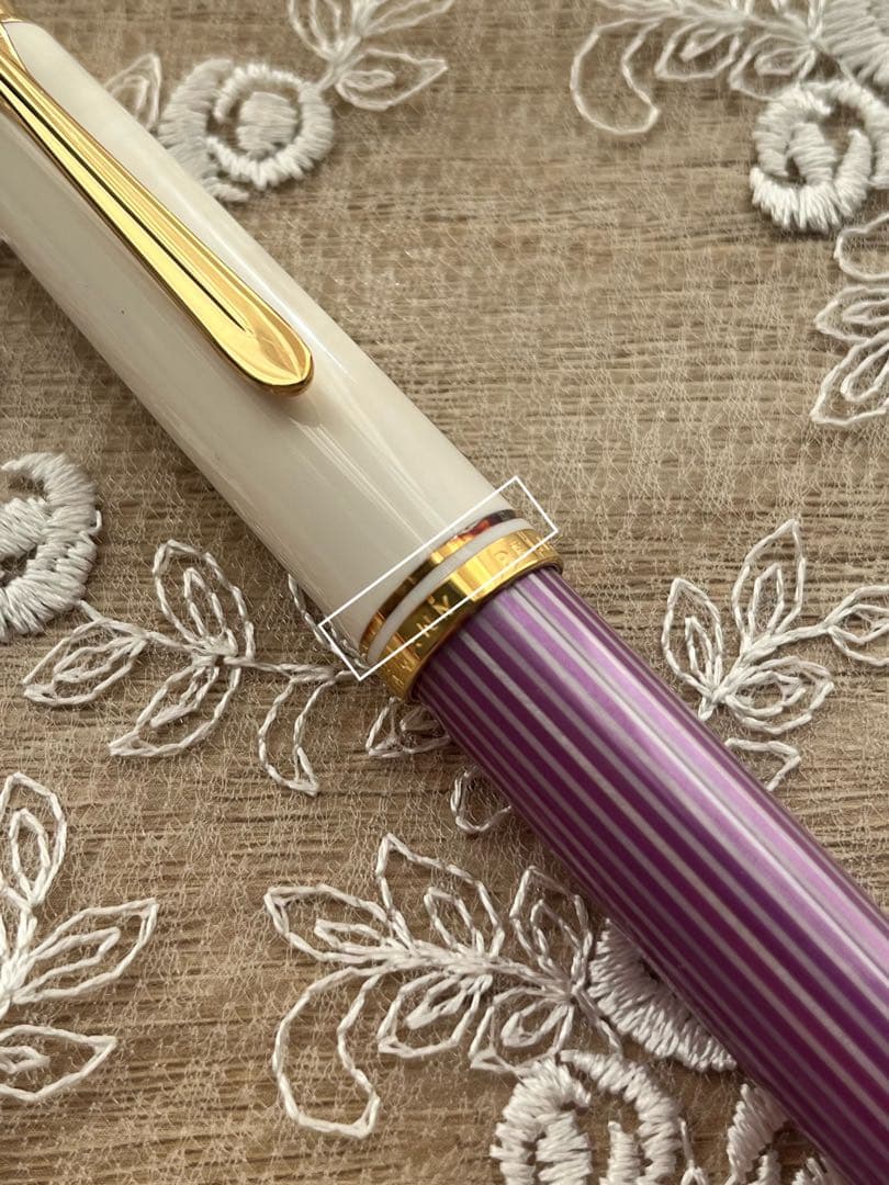 Pelikan 万年筆 M600 スーベレーンバイオレットホワイト EF