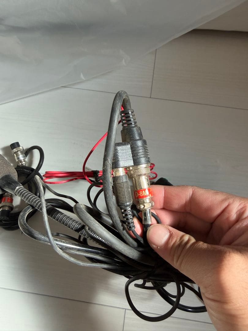 無線機　横着マイク　実働品