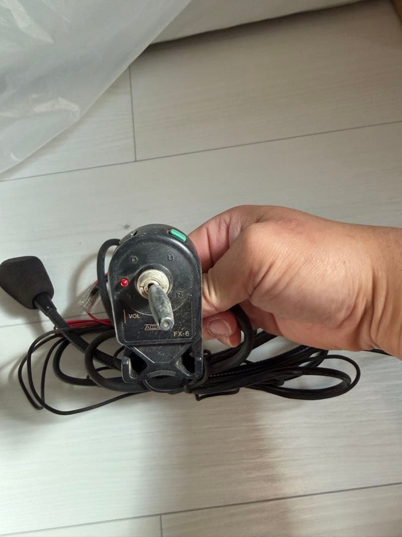 無線機　横着マイク　実働品