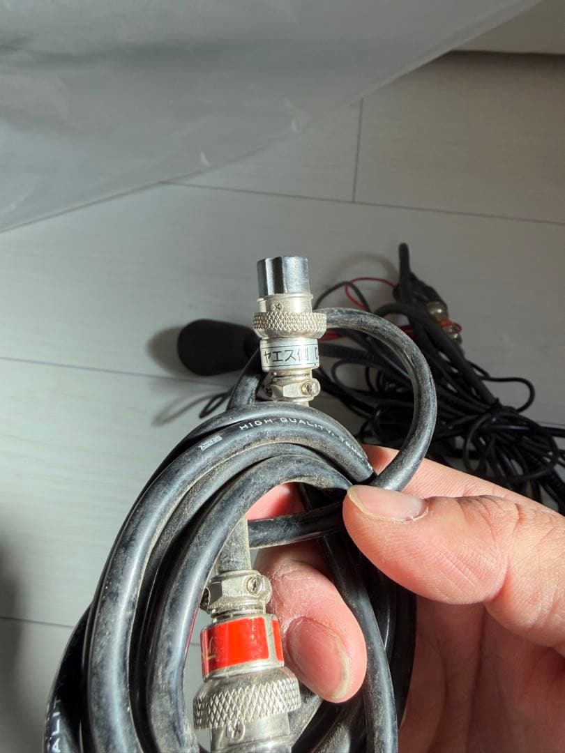 無線機　横着マイク　実働品