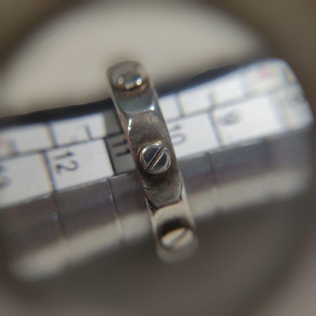 ジャンポールゴルチエ。SILVER925 。シルバー製リング、指輪。8号。①