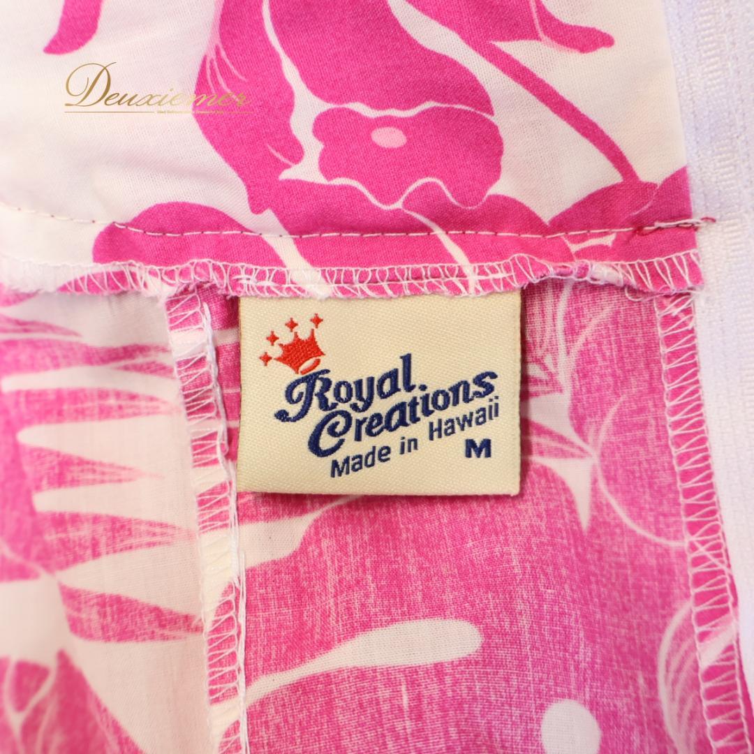 【美品 ハワイ製 フラダンス衣装】ピンク  Creations ドレス