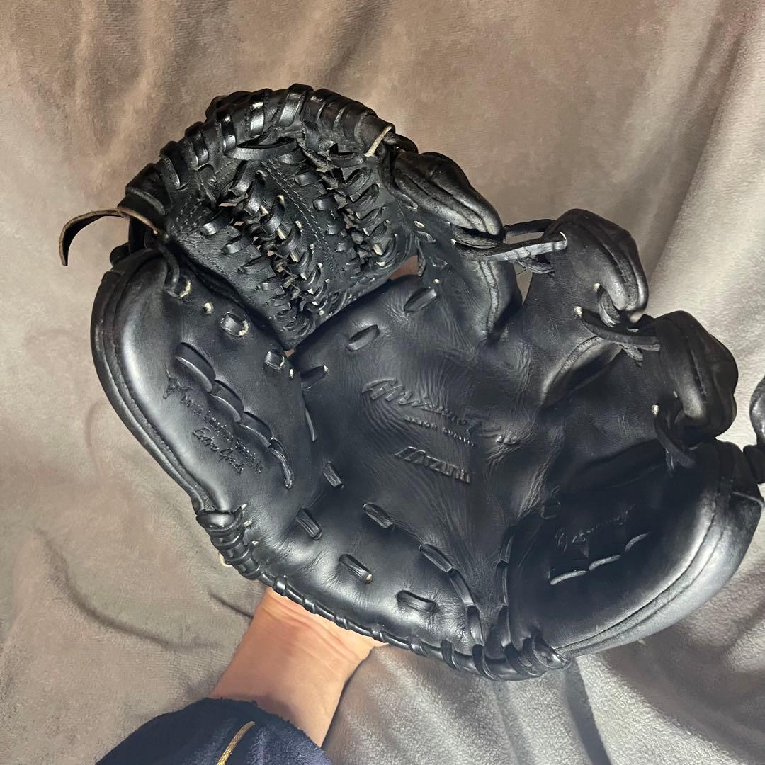 ミズノプロ　硬式内野手用グローブ　Mマーク　旧タグラベル