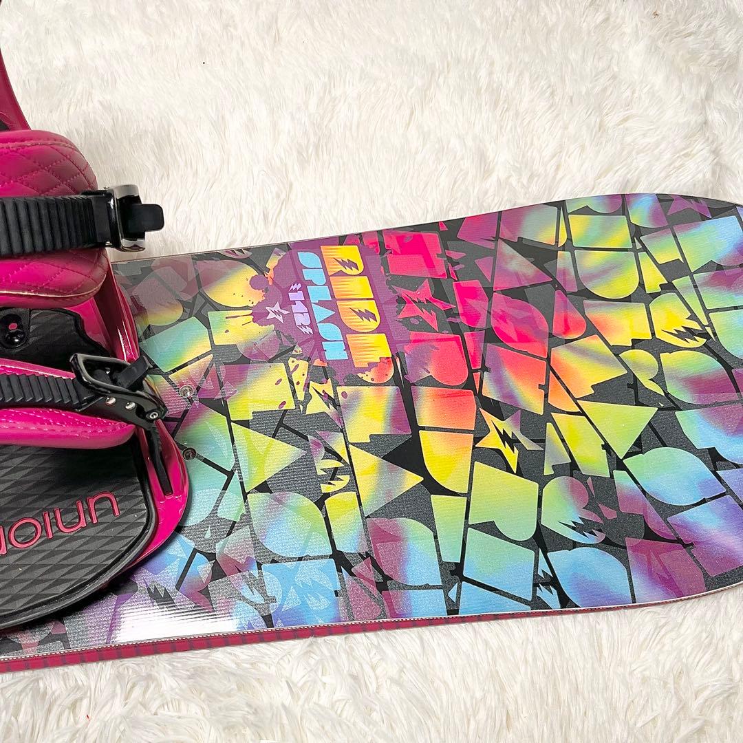 【美品】RIDE スプラッシュ スノーボード UNIONビンディング 142cm