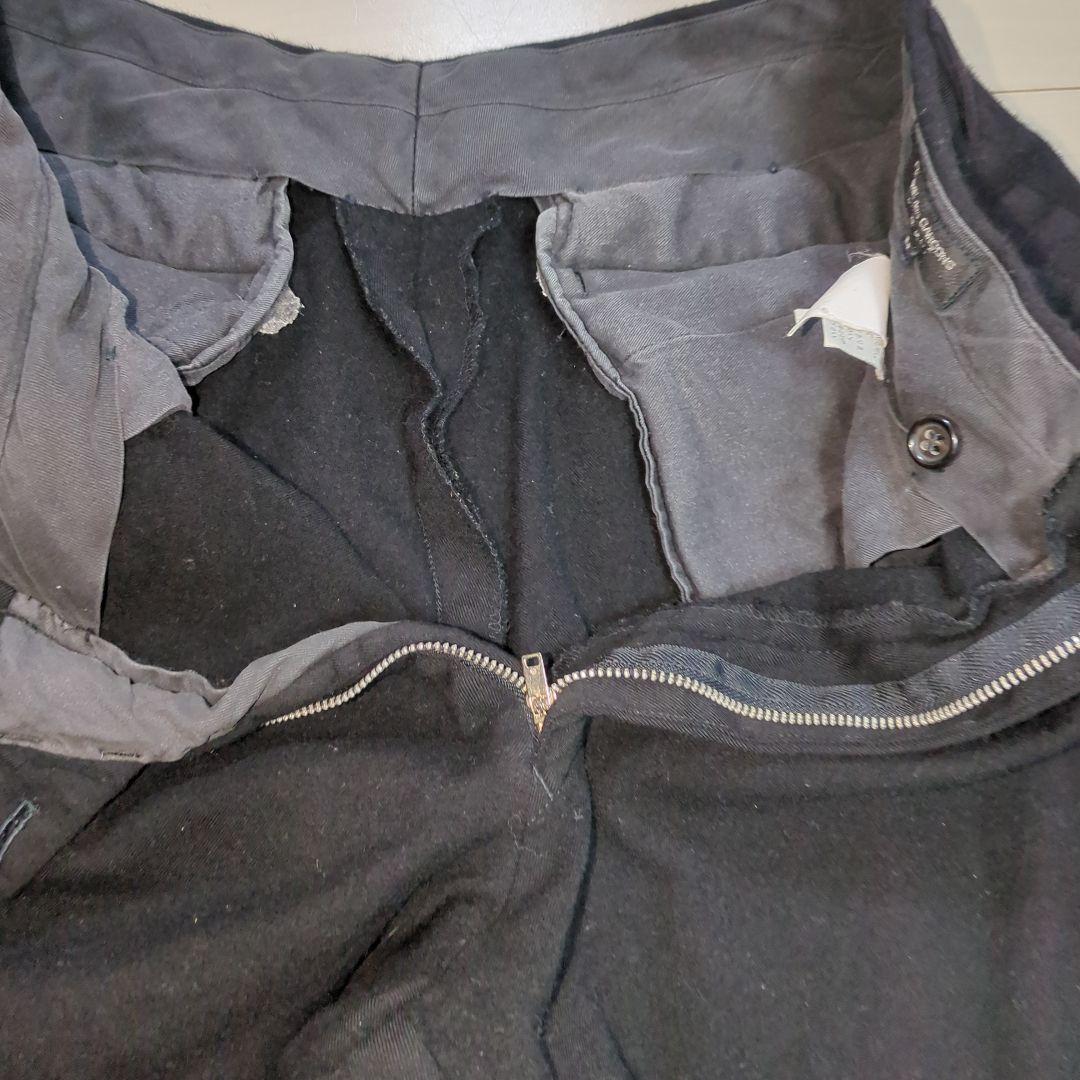 COMME des GARCONS HOMME PLUS 黒 スラックス 古着