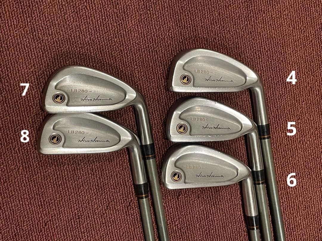HONMA LB-280 レディース アイアン 9本セット 星1