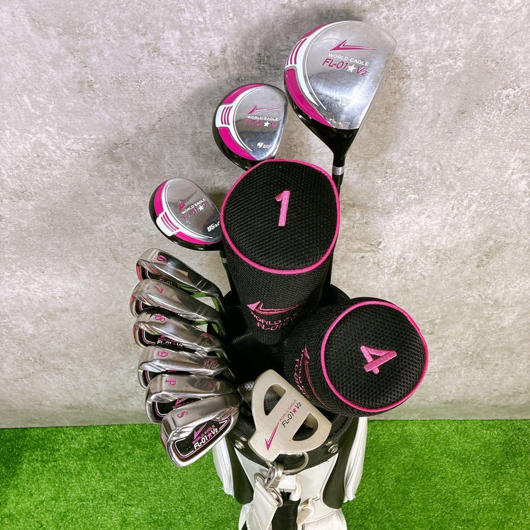 キャロウェイ ソレイル キャディーバッグ付 レディースゴルフ 10本セット
