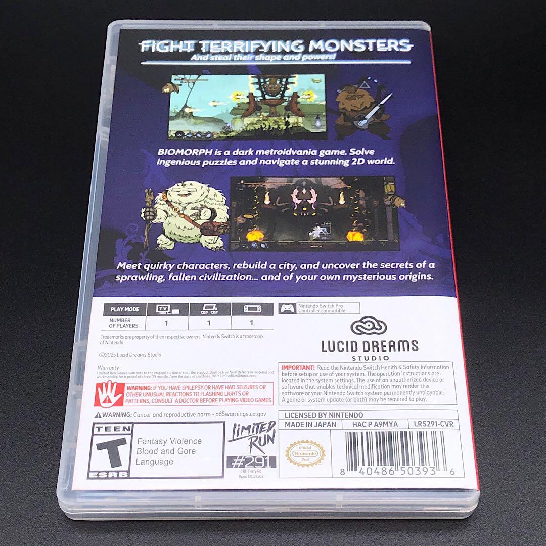 バイオモーフ BIOMORPH 北米版 switch ニンテンドースイッチ