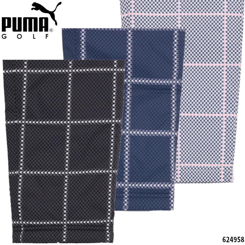 新品●プーマ ゴルフ●秋・冬 中綿テーパードパンツ 千鳥格子 スッキリシルエット
