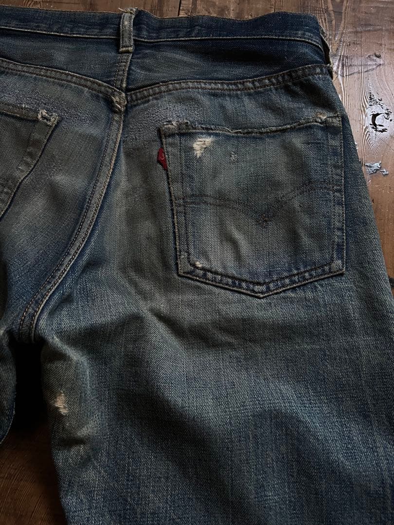 ハ*ダ様 60s levi's 501 BIGE ビッグE 鬼ヒゲ　ハチノス 神