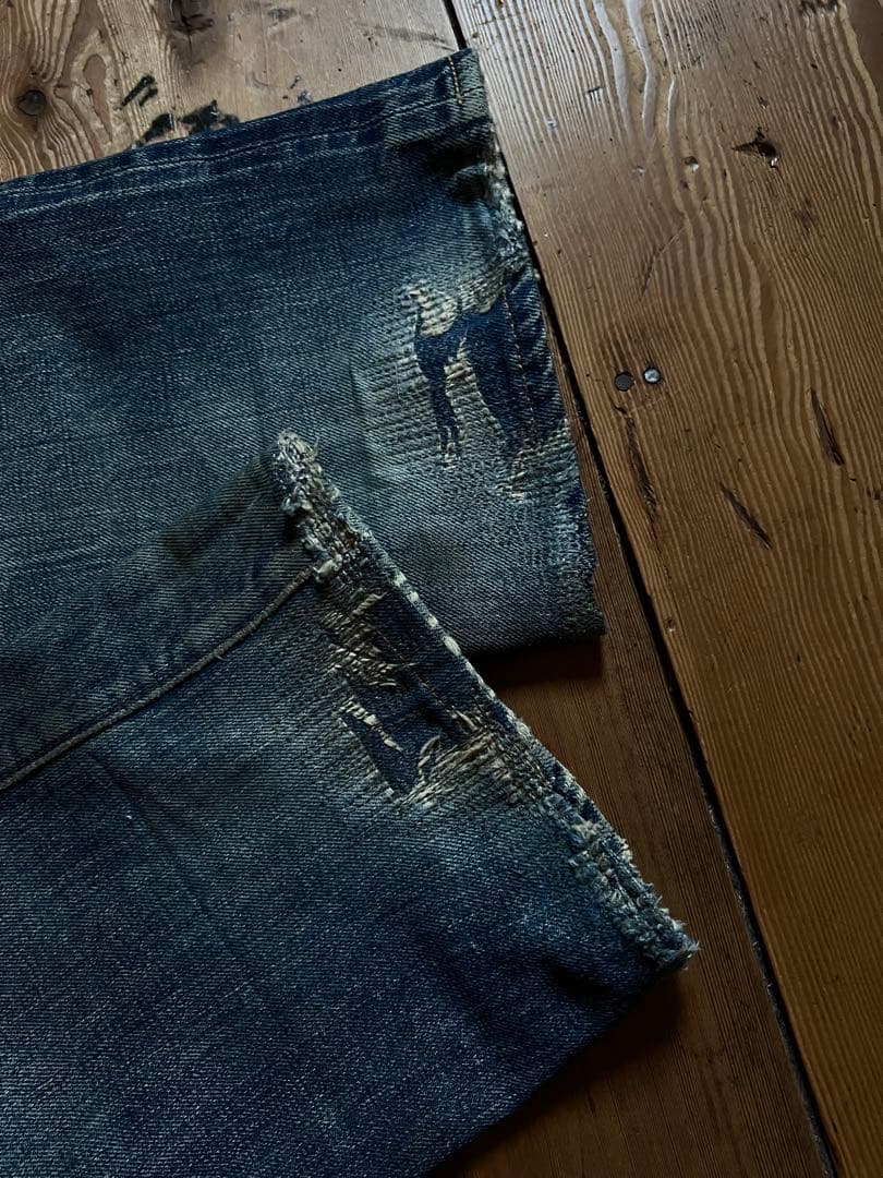 ハ*ダ様 60s levi's 501 BIGE ビッグE 鬼ヒゲ　ハチノス 神