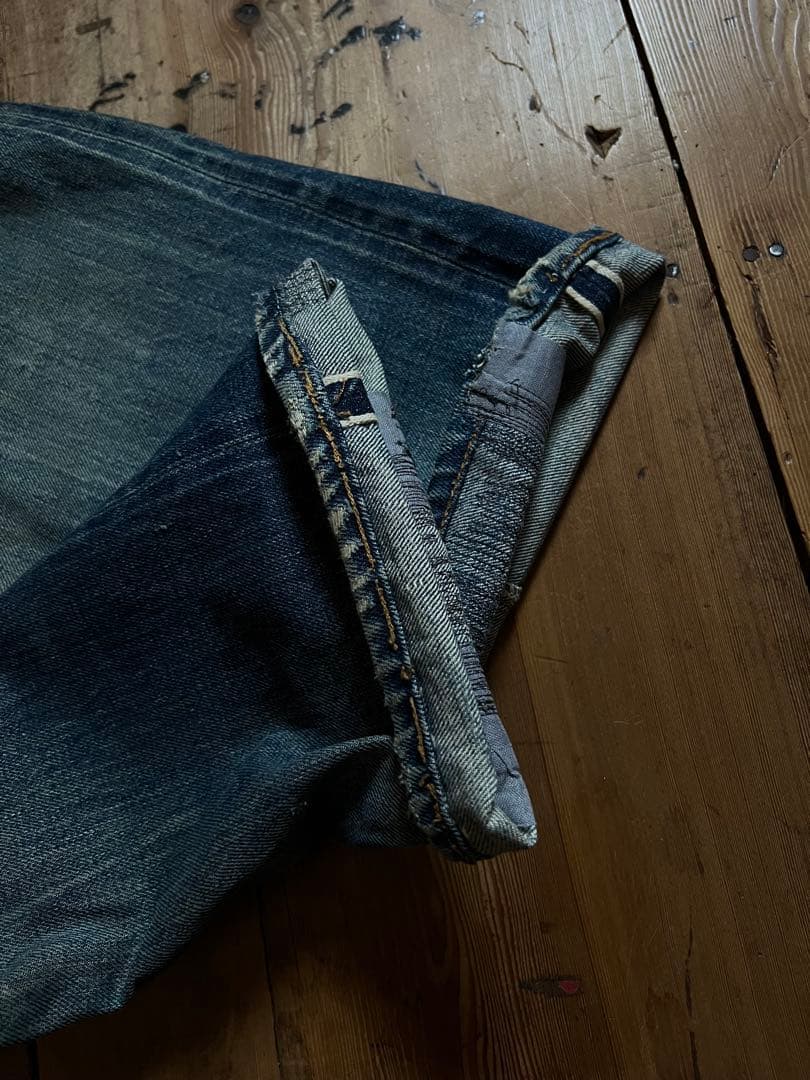 ハ*ダ様 60s levi's 501 BIGE ビッグE 鬼ヒゲ　ハチノス 神