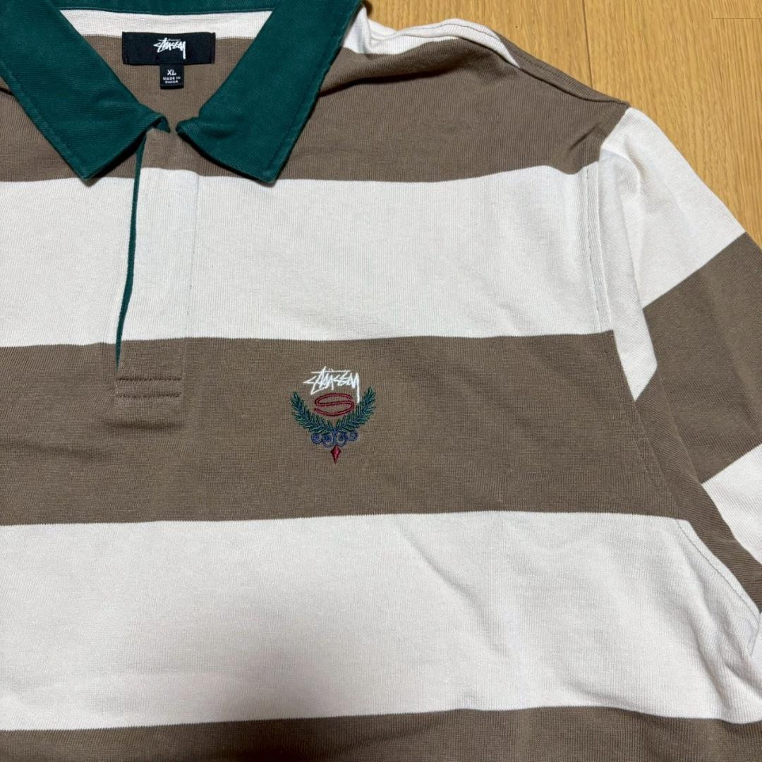 Stussy ストライプ ラガーシャツ