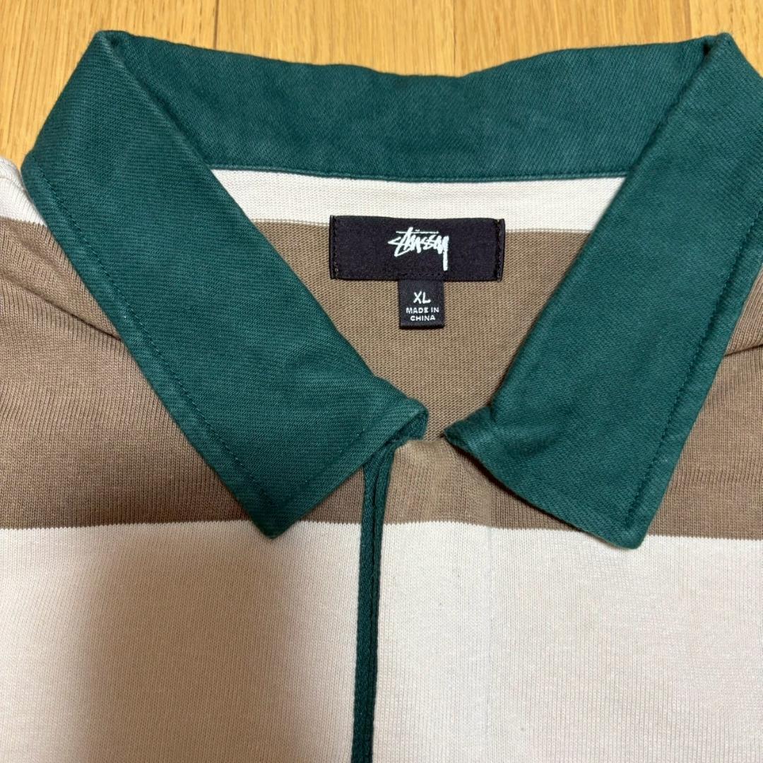 Stussy ストライプ ラガーシャツ