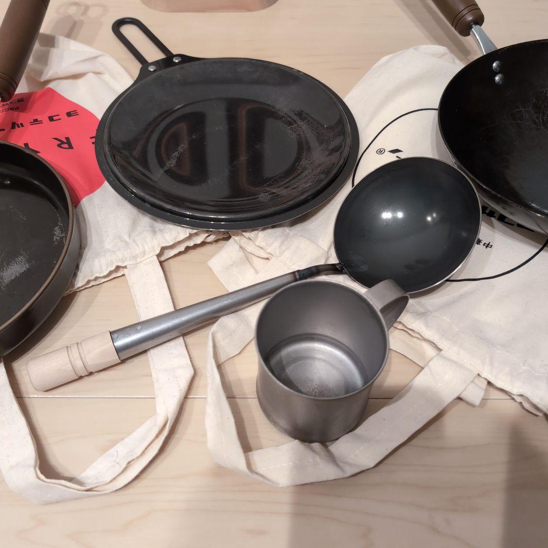 M*E様 アウトドア フライパンセット（未使用電動ミル付き）
