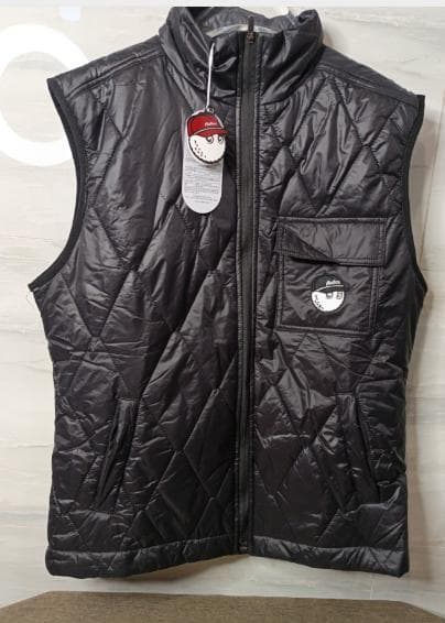 Malbon ゴルフ メンズ立領ベスト25AW 撥水軽量保温ブラック 多サイズ✨