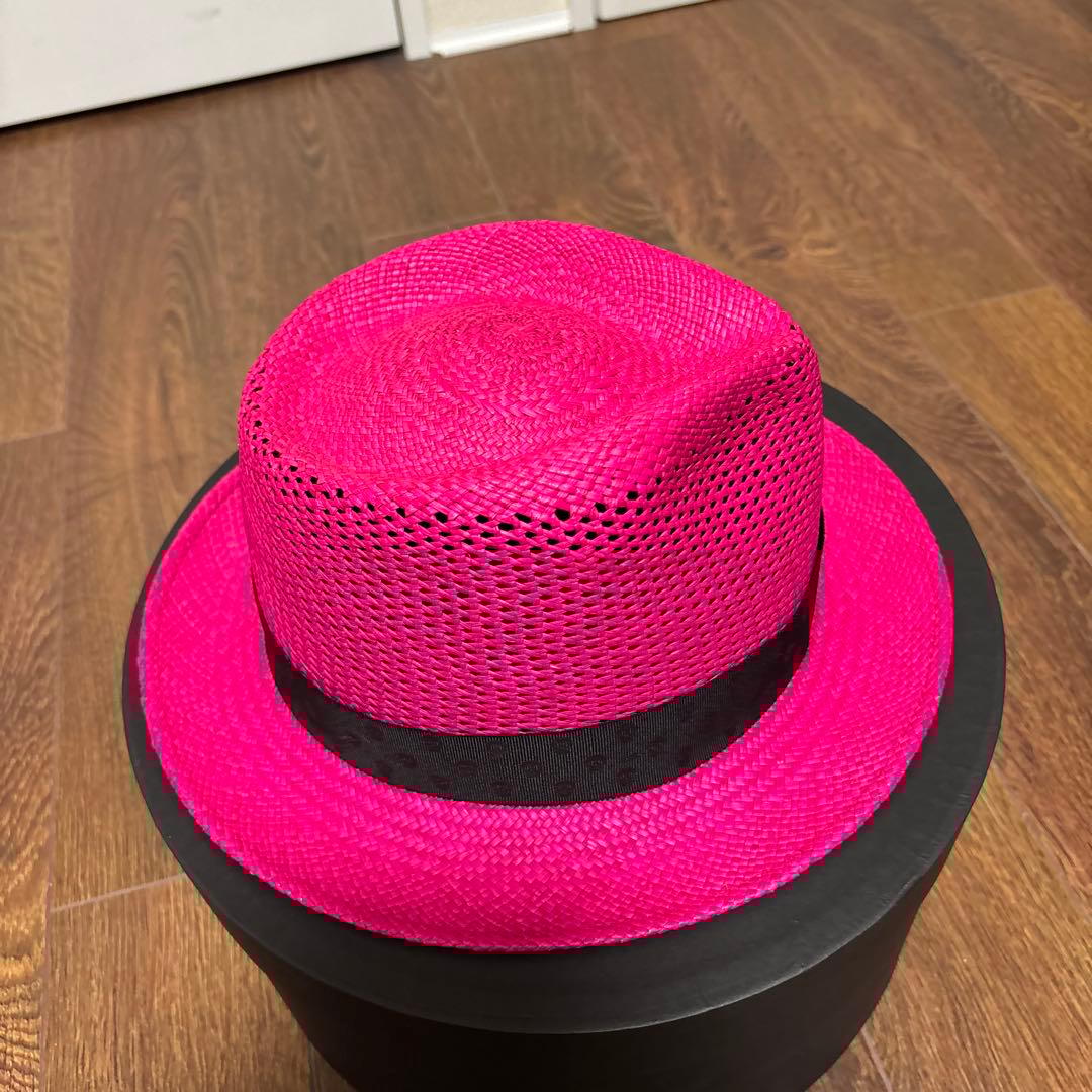 マークアンドロナ　メッシュピンクハット M