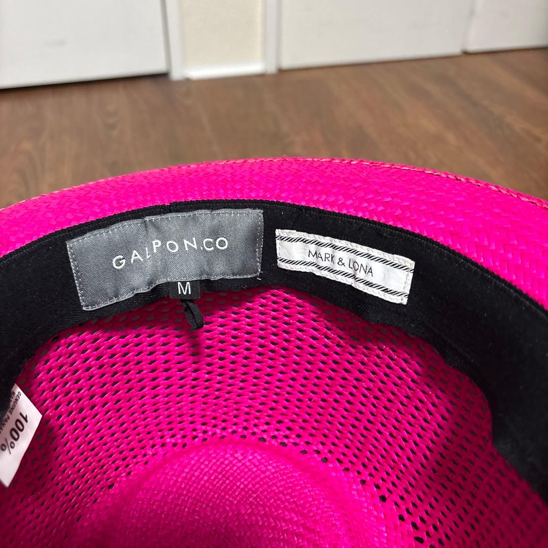 マークアンドロナ　メッシュピンクハット M