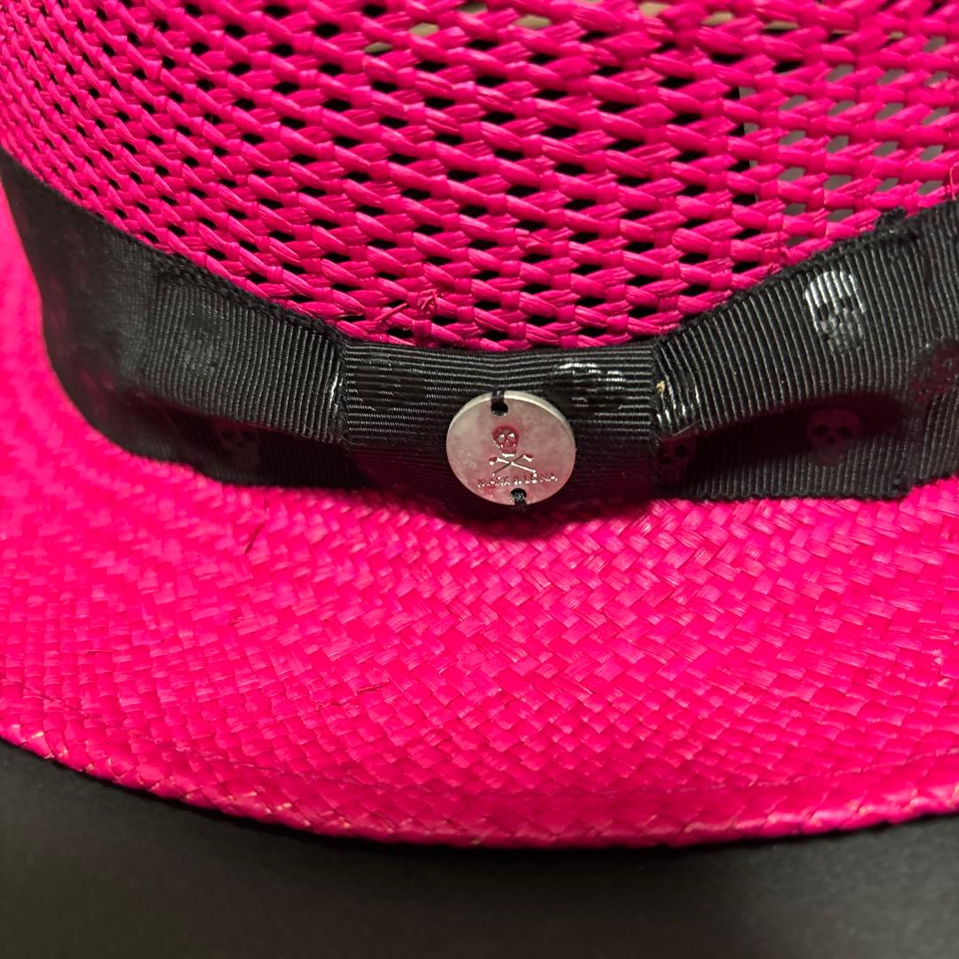 マークアンドロナ　メッシュピンクハット M