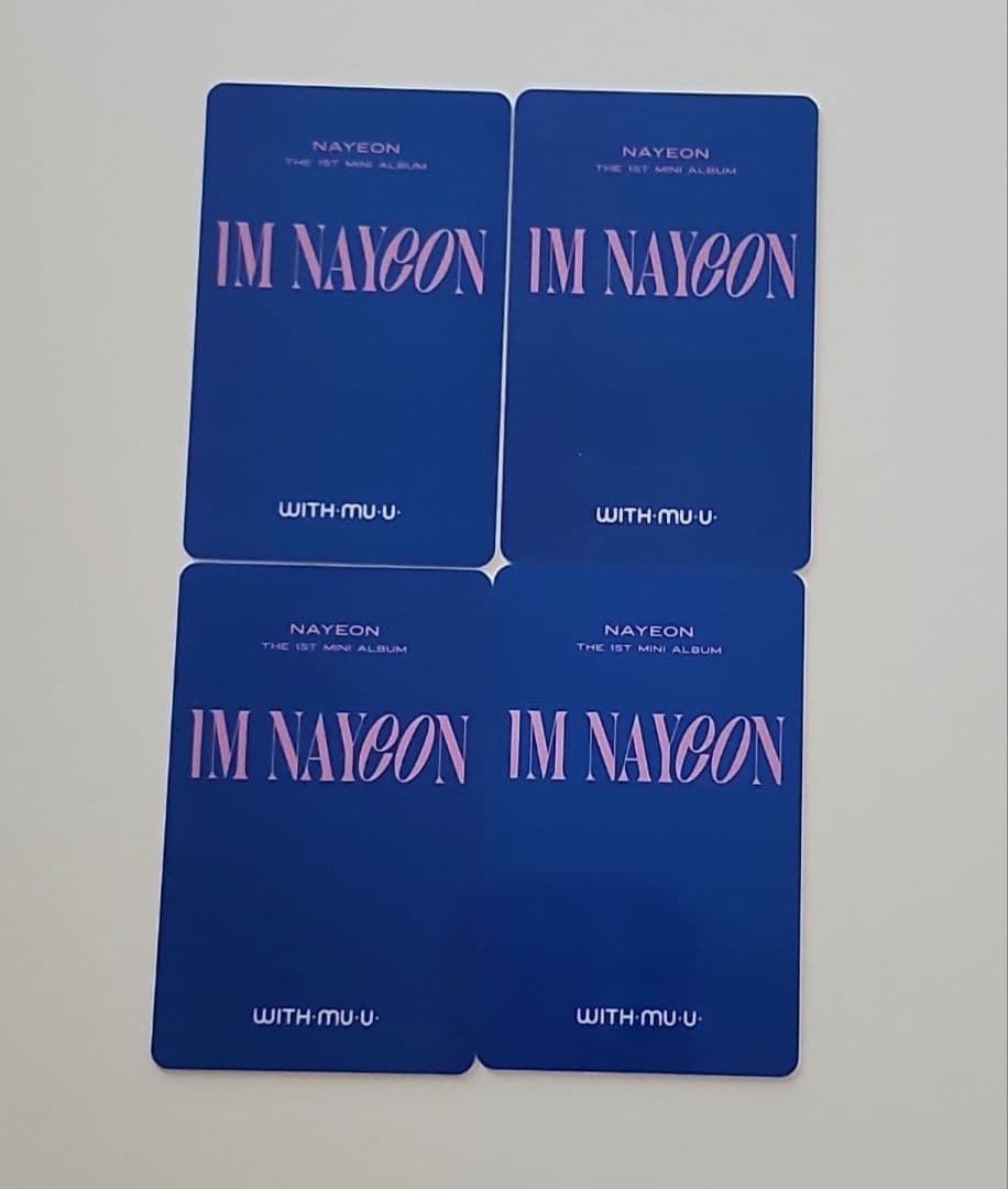 twice ナヨン im nayeon withmuu特典 トレカ