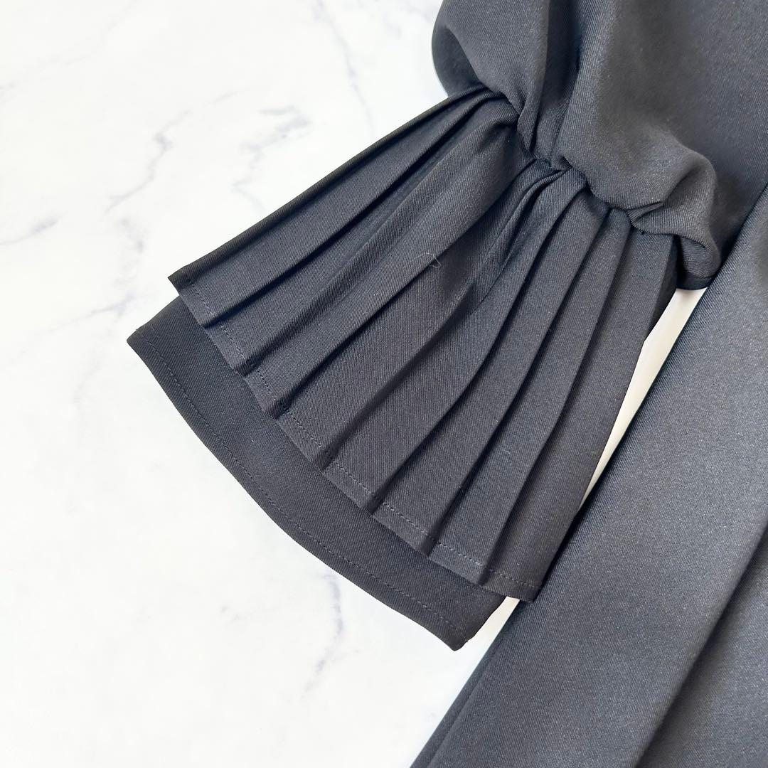 【新品タグ付】KOOS クース クールカレアン シャツワンピース ブラック