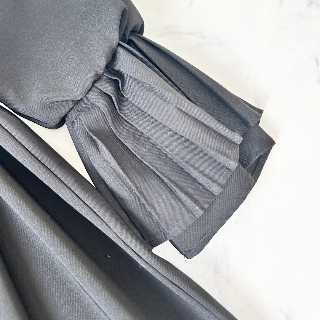 【新品タグ付】KOOS クース クールカレアン シャツワンピース ブラック